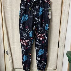 Fresh Prints of Bel-Air Graffiti Print Jogger Pants - Black